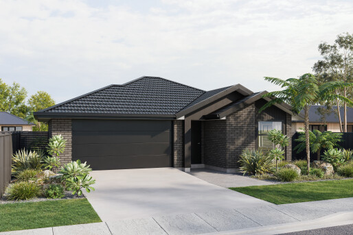 Lot 129 Belfast Subdivision   Render New Elevation   Option 3   The Brickery 70 Series 1