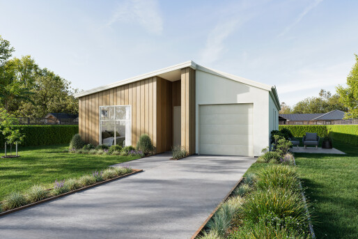 Lot 509 Earlsbrook   Render Option 7 Rockcote Blackwhite & Cedar Mainsail Final