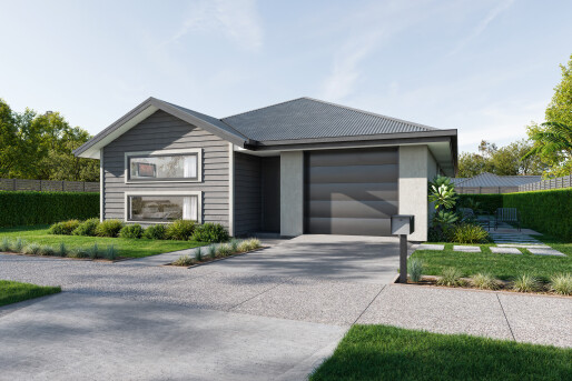 Lot 510 Earlsbrook   Render Option 5 Rockcote Black White & Linea Mid grey   Final